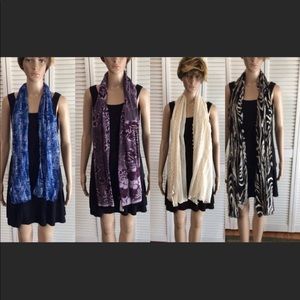 Lot of 4‎ Scarfs NWTS